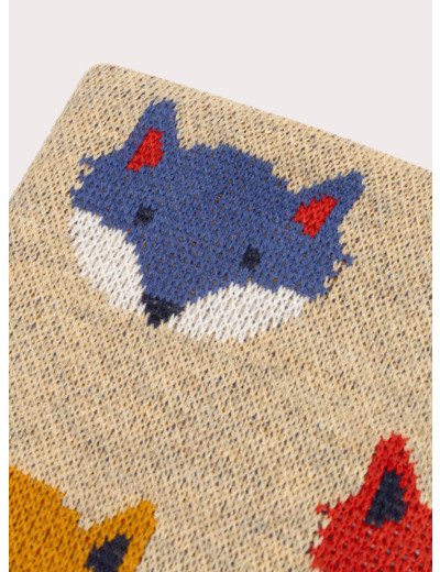 Snood à motif renard pour garçon