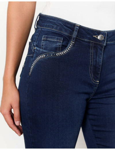 Jean 7/8 slim BLEU Femme