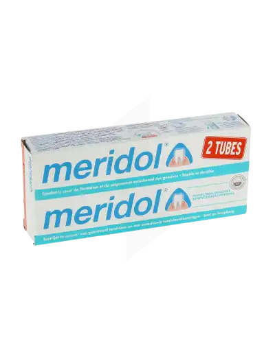 Meridol Protection Gencives Dentifrice Anti-plaque 2t/75ml