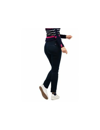 Jegging bleu marine coton