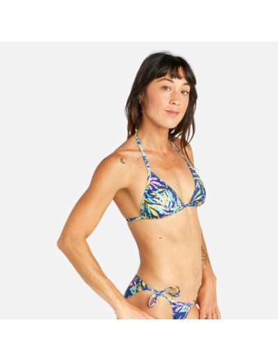 Haut de maillot de bain triangle femme - mae cuty bleu