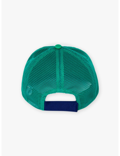 Casquette blanche et verte