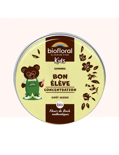 Biofloral Enfant Gommes Bio Bon élève B/45g