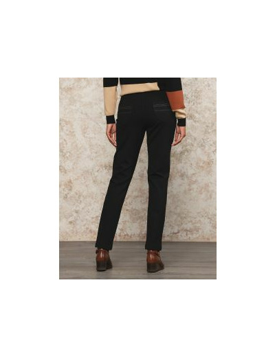 Pantalon milano noir chic