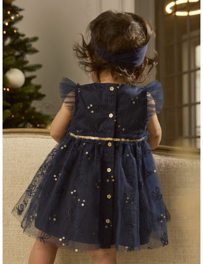 Robe sans manches tulle