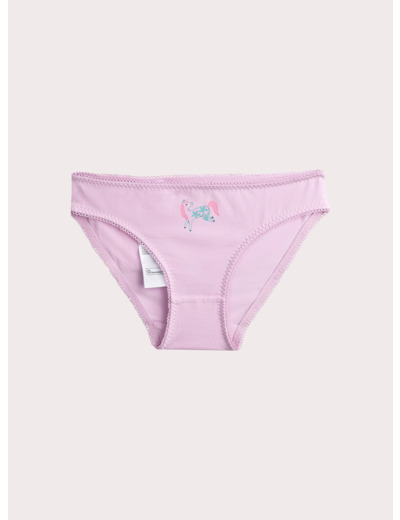 Lot de 5 culottes à motif licorne pour fille