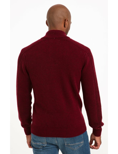 Pull Col Montant Boutonné