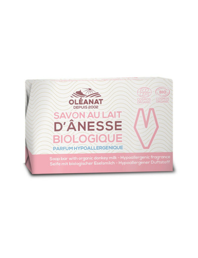 Savon Bio au Lait d'Anesse Oléanat