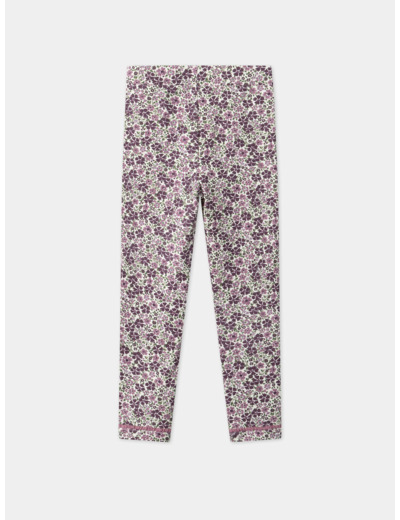 Legging à fleurs