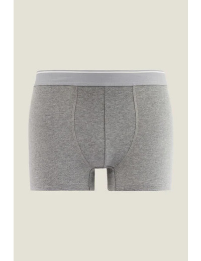 Boxer en coton - Gris moyen