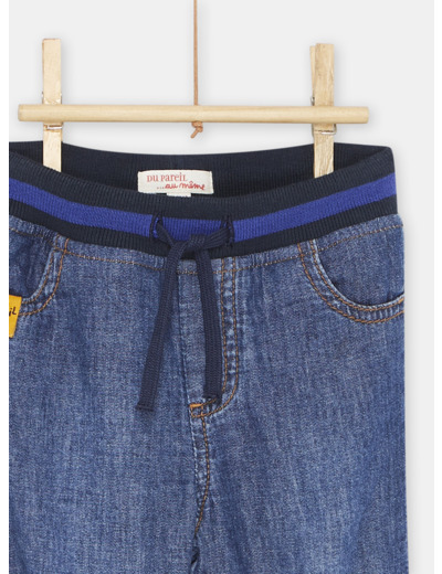 Pantalon en denim léger bleu bébé garçon