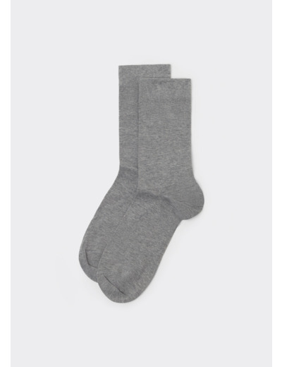 Chaussettes courtes en satin de coton