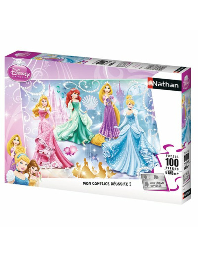 Puzzle 100 pièces - Princesses étincelantes - Disney Princesses