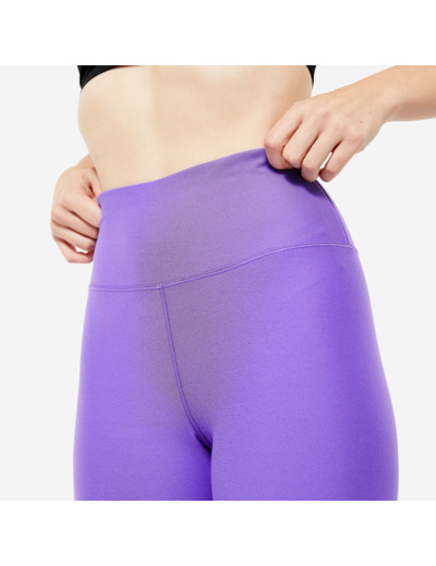 Cycliste taille haute Fitness Cardio Femme Violet