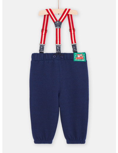 Pantalon chaud à bretelles pour bébé garçon