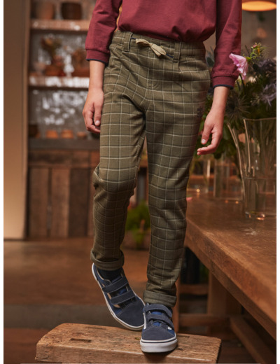 Pantalon à carreaux