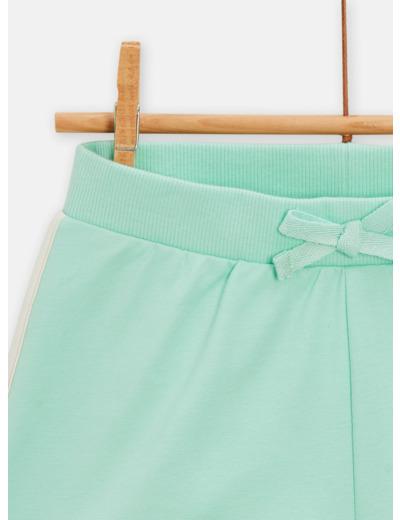 Short vert d'eau style décontracté pour fille