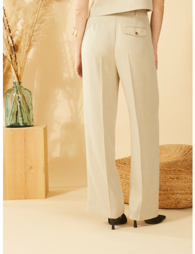 Pantalon souple - Beige