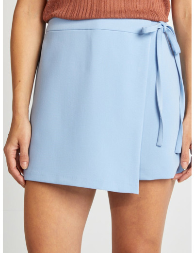 Jupe short courte - BLEU