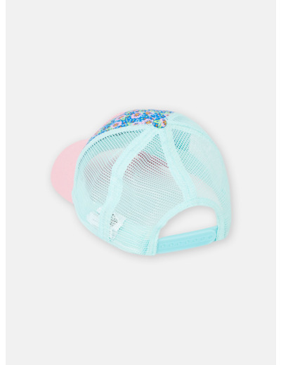 Casquette à motif fleurs pour fille