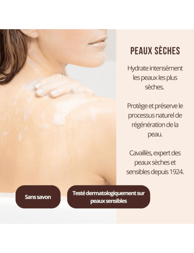 Rogé Cavaillès Gel Bain et Douche Huile de Macadamia Bio Peaux sèches 1 litre