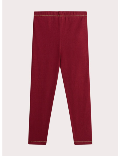 Legging rouge pour fille