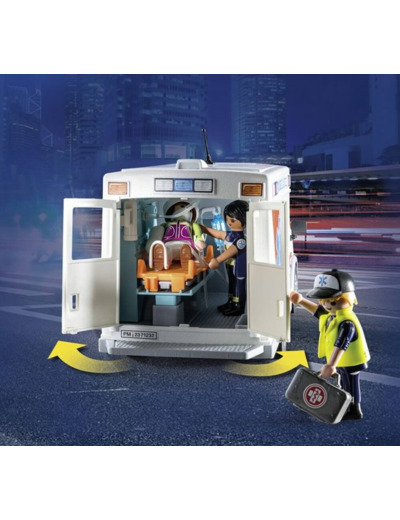 Ambulance Playmobil City Action Avec Enfant Blessé