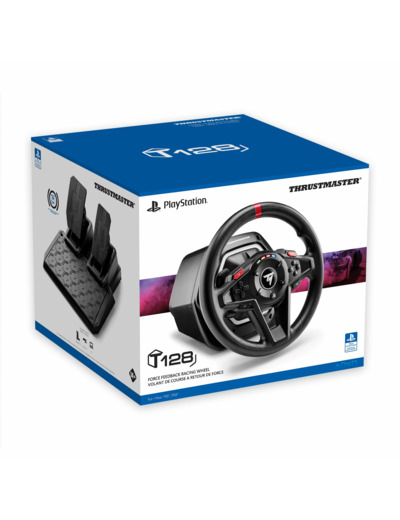 Volant Thrustmaster + Pedalier T128 Playstation