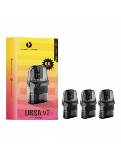 Pack de 3 Pods 2.5ml + résistance Ursa Nano V2 Lost Vape