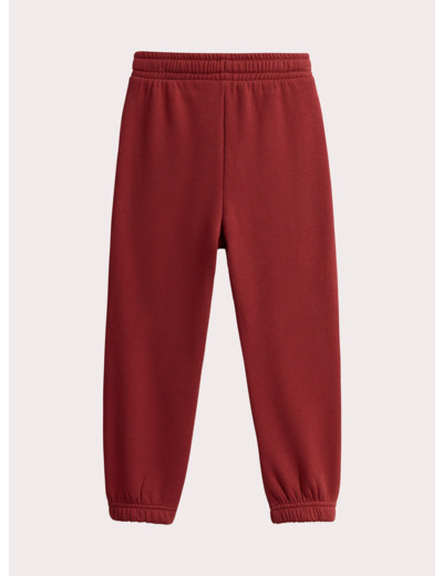 Bas de jogging rouge ruby pour garçon