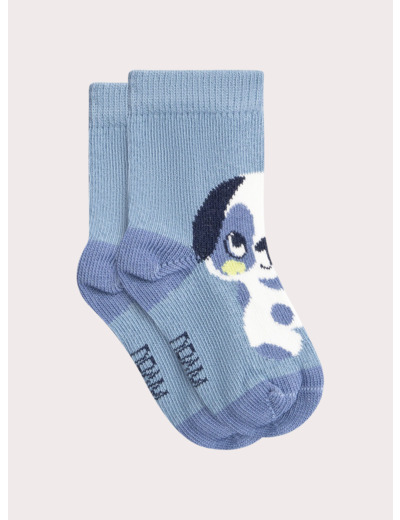 Chaussettes à motif chien pour bébé garçon