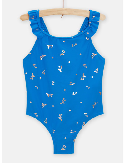 Maillot de bain 1 pièce imprimé cerises pour fille