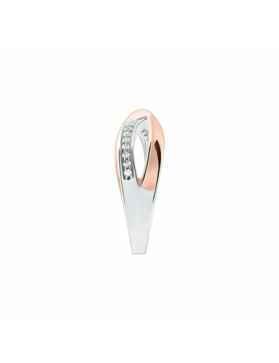 Bague CLEOR en Argent 925/1000 Multicolore et Oxyde