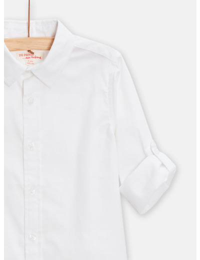 Chemise blanche pour garçon