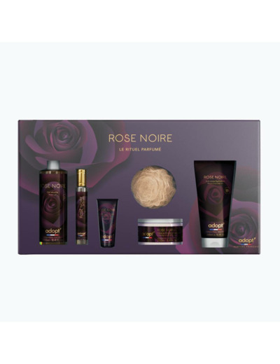 Coffret maxi eau de parfum Rose Noire 30 ml + gel