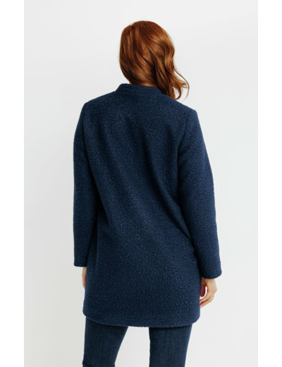 Manteau Long En Matière Bouclette