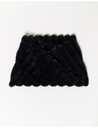 Snood uni NOIR Femme