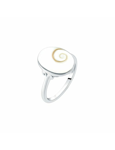 Bague CLEOR en Argent 925/1000 Blanc et Œil De Sainte Lucie