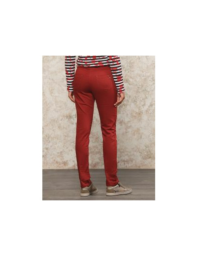 Jegging rouge coton