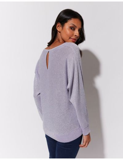 Pull fin uni LAVANDE Femme