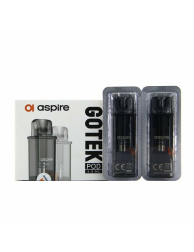 Pack de 2 pods 4.5ml + résistance Gotek X Aspire