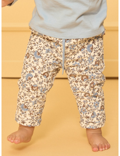 Pantalon imprimé fleuri