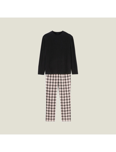 Ensemble pyjama en flanelle - Ecru