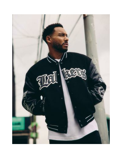 Veste de style universitaire NBA LA Lakers