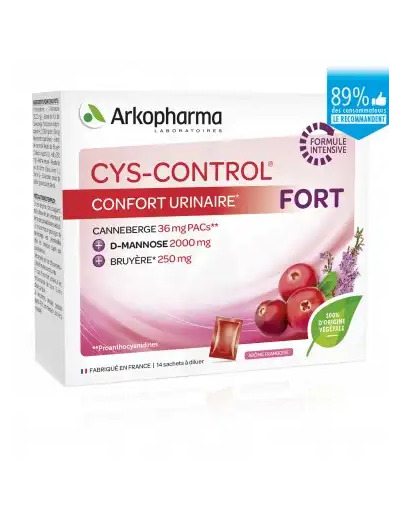 Cys-control Fort 36mg Poudre Orale 14 Sachets/4g