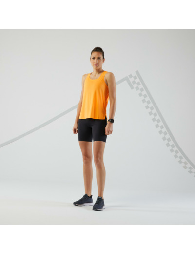 Débardeur running léger Femme - KIPRUN Run 900 Light orange