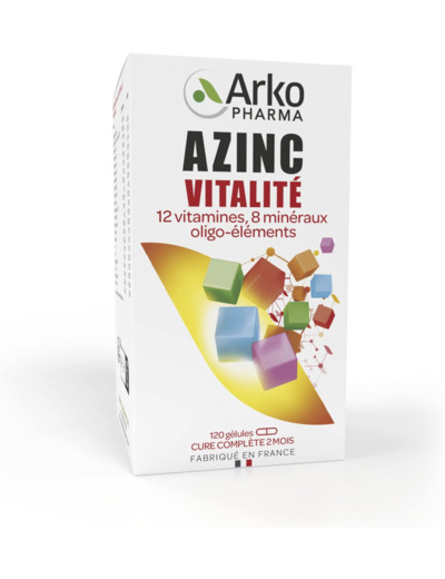 Azinc Vitalité - 120 gélules