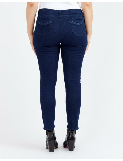 Jean 7/8 slim MARINE Femme