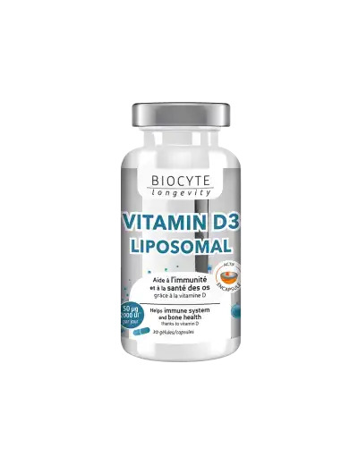 Biocyte Vitamine D3 Liposomal Gélules B/30