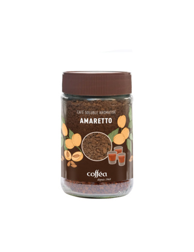 Café soluble aromatisé Amaretto 50gr